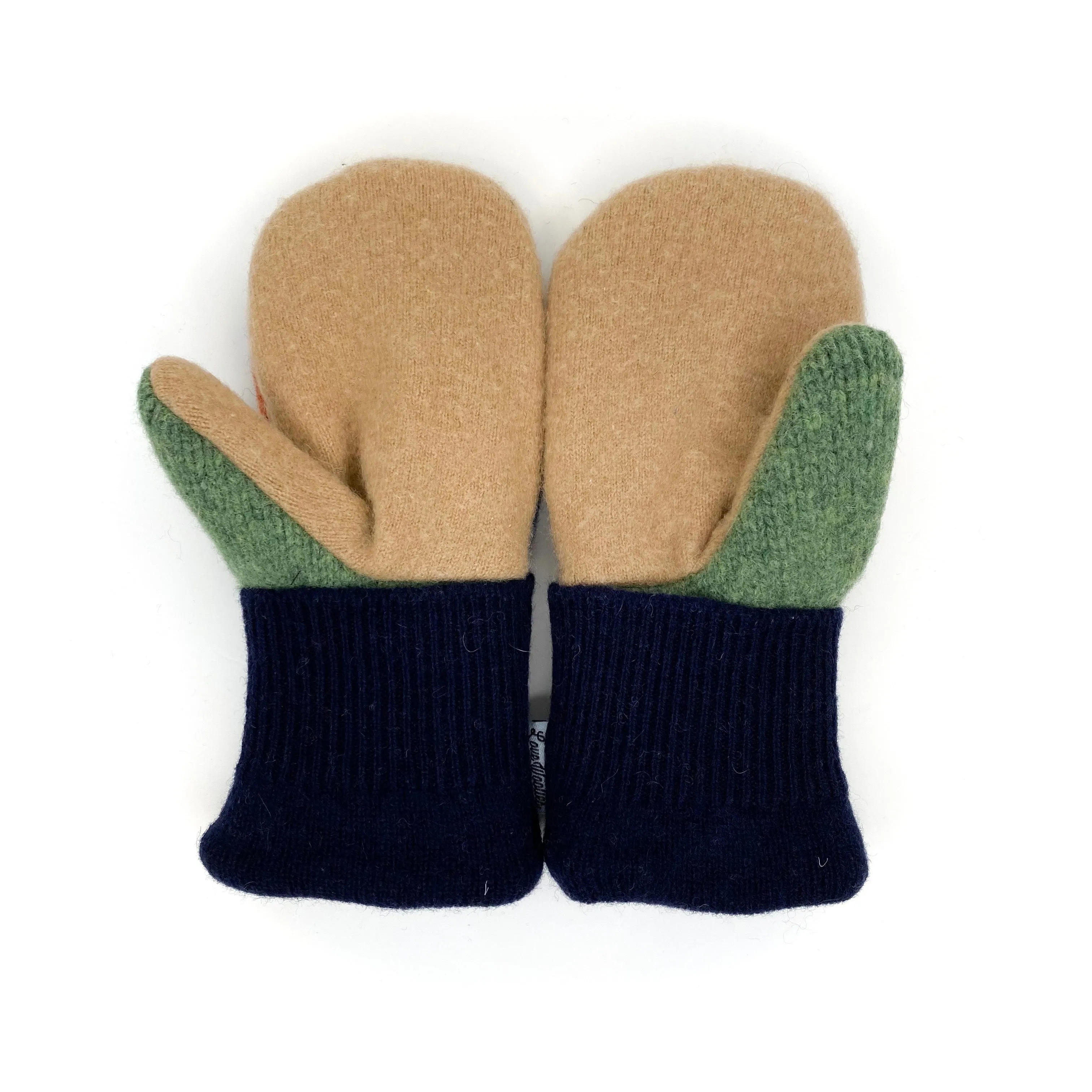 Large Kid's Wool Sweater Mittens | Warm Day