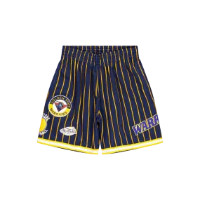 M&n City Collection Mesh Short Navy/gold