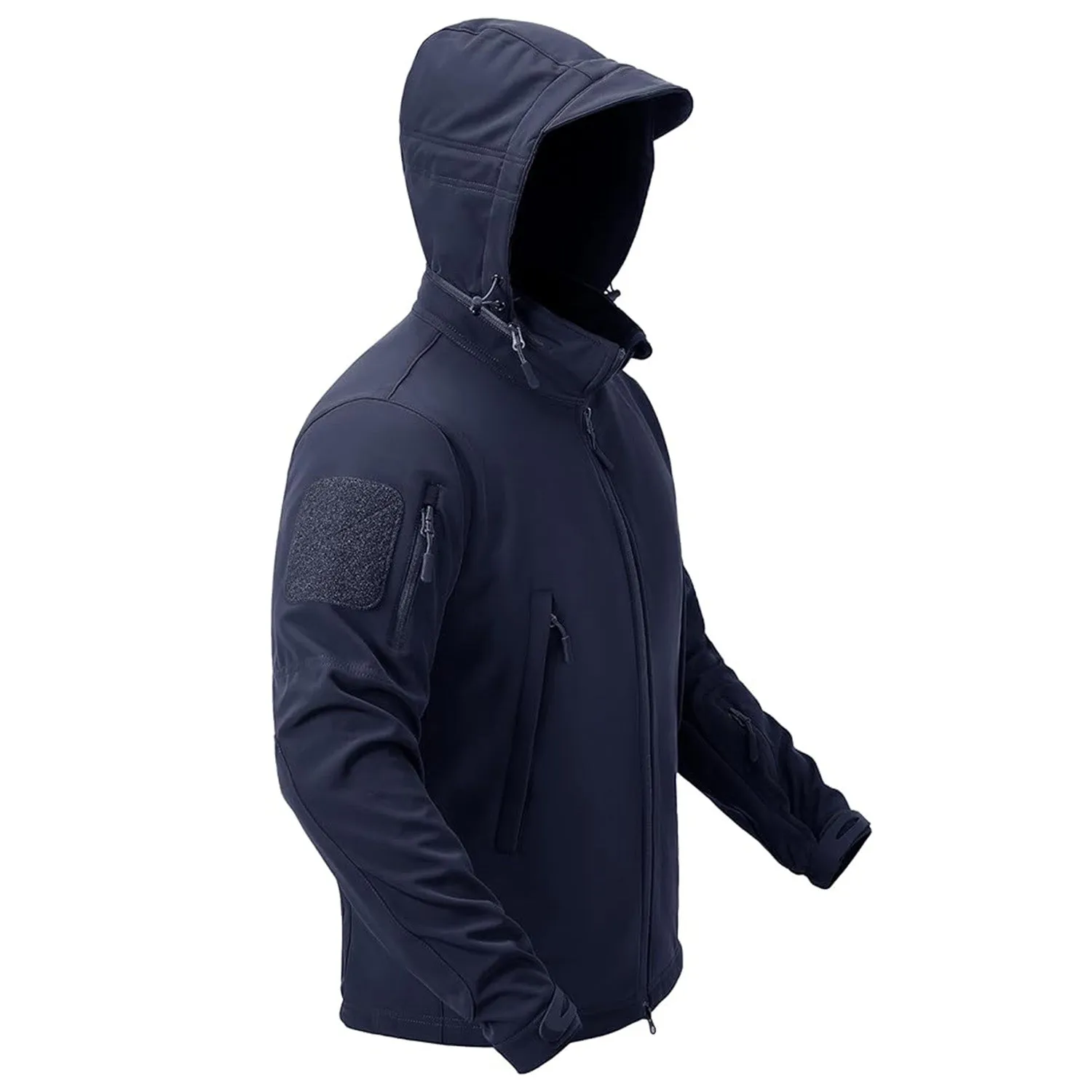 Men's Water Resistant Tactical Jacket - Fleece Lined Winter Coat