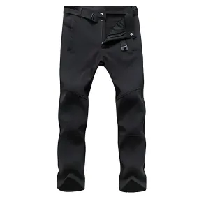 Men's Winter Fleece Waterproof Hiking Pants