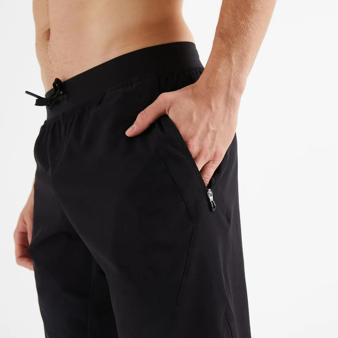 Men's Zip Pocket Breathable Fitness Shorts