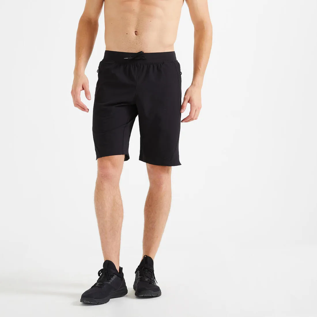 Men's Zip Pocket Breathable Fitness Shorts