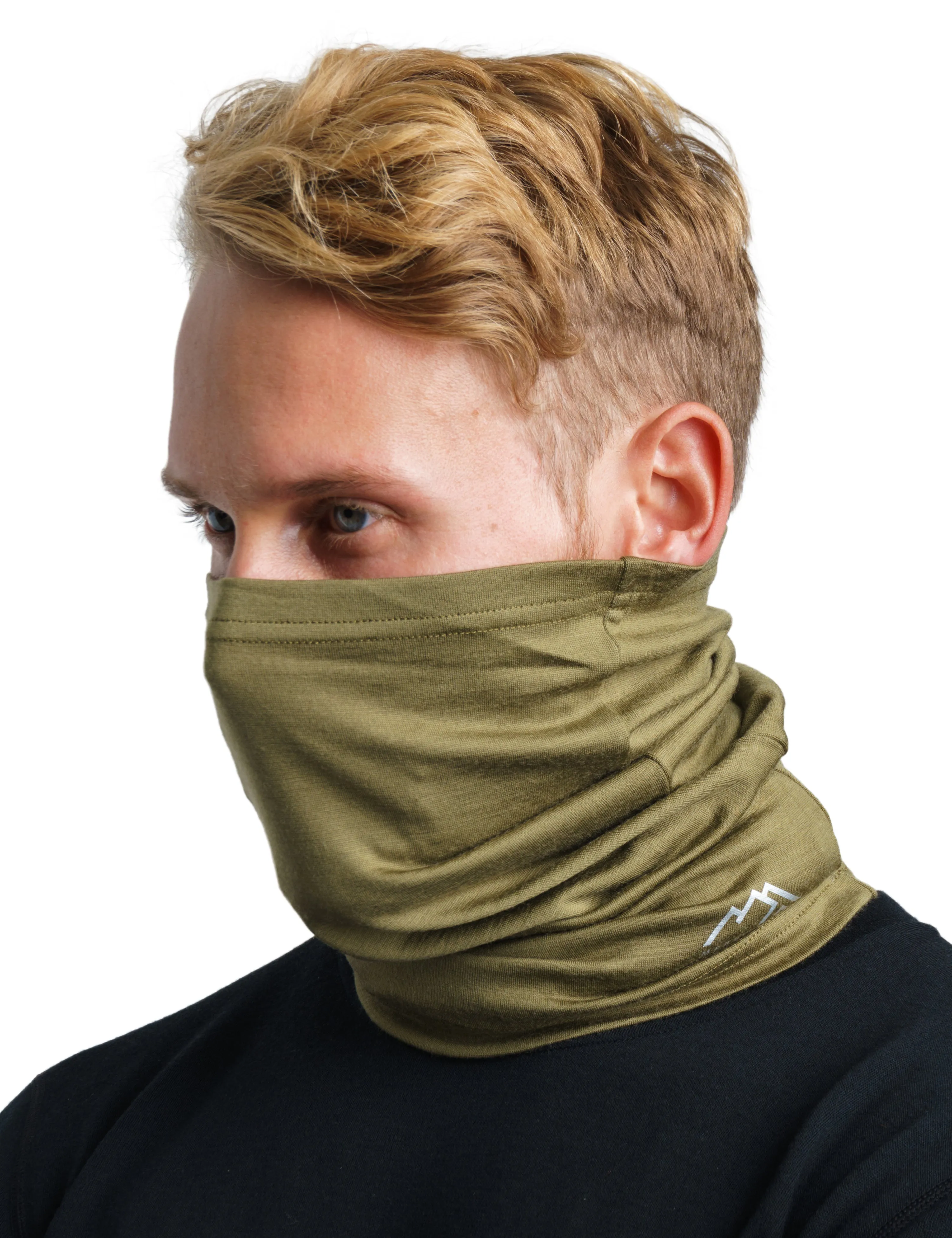 Merino Neck Gaiter 165 Olive Grove
