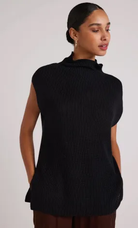 Mock Neck Sweater Vest