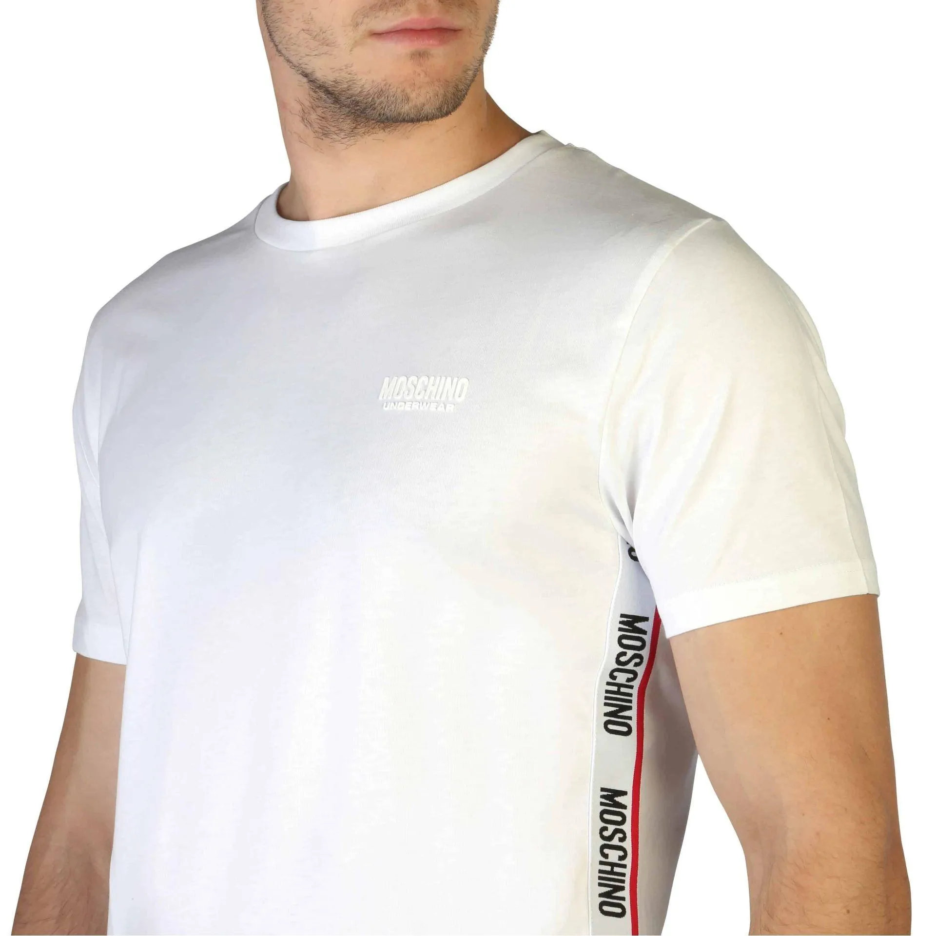 Moschino Men T-shirts - White Brand T-shirts