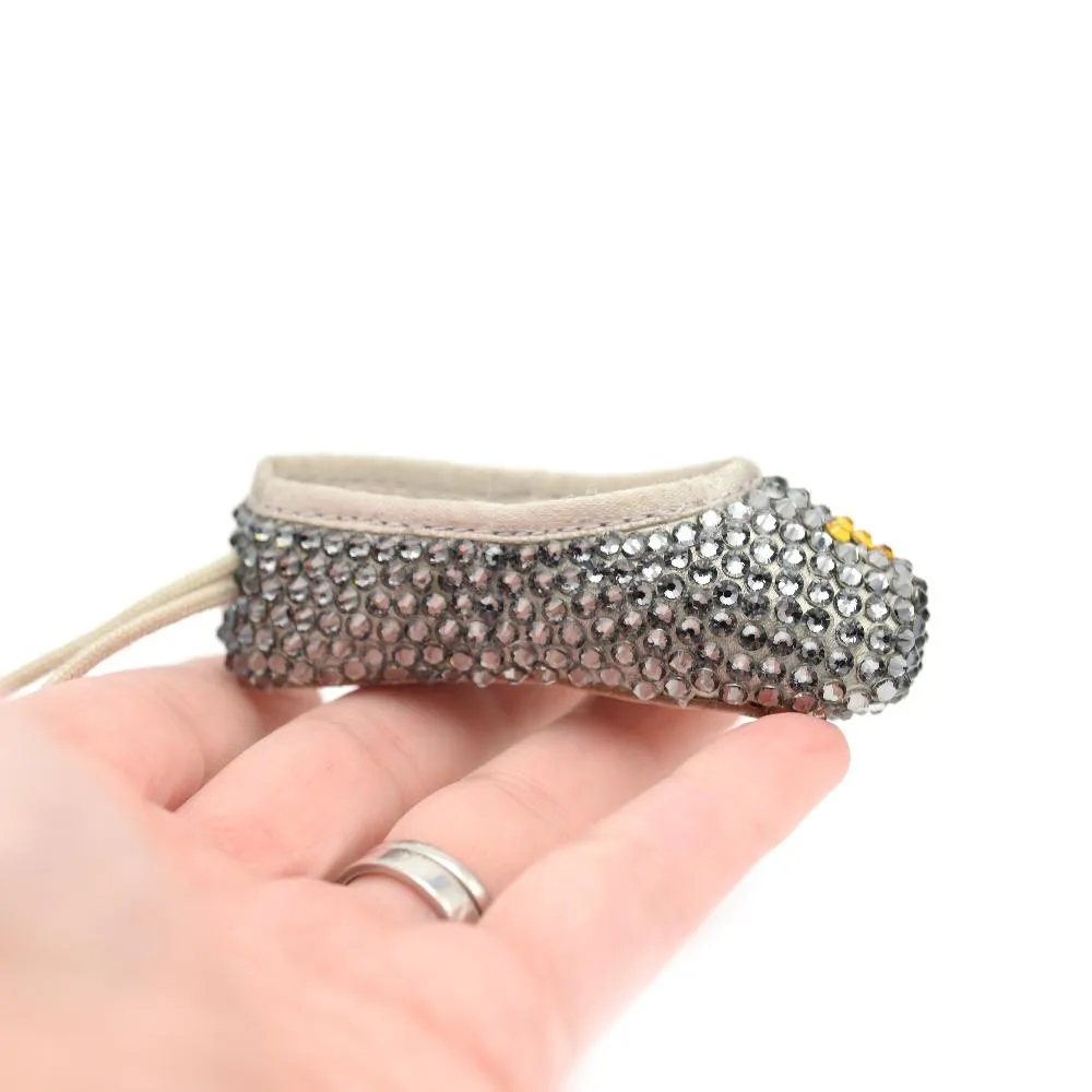 Mouse King Miniature Pointe Shoe from Nutcracker Set • Ornament, Key Chain or Bag Charm