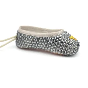 Mouse King Miniature Pointe Shoe from Nutcracker Set • Ornament, Key Chain or Bag Charm