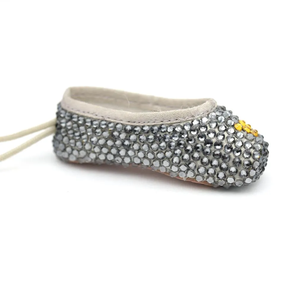Mouse King Miniature Pointe Shoe from Nutcracker Set • Ornament, Key Chain or Bag Charm