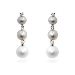 Multicolor Pearl Earrings