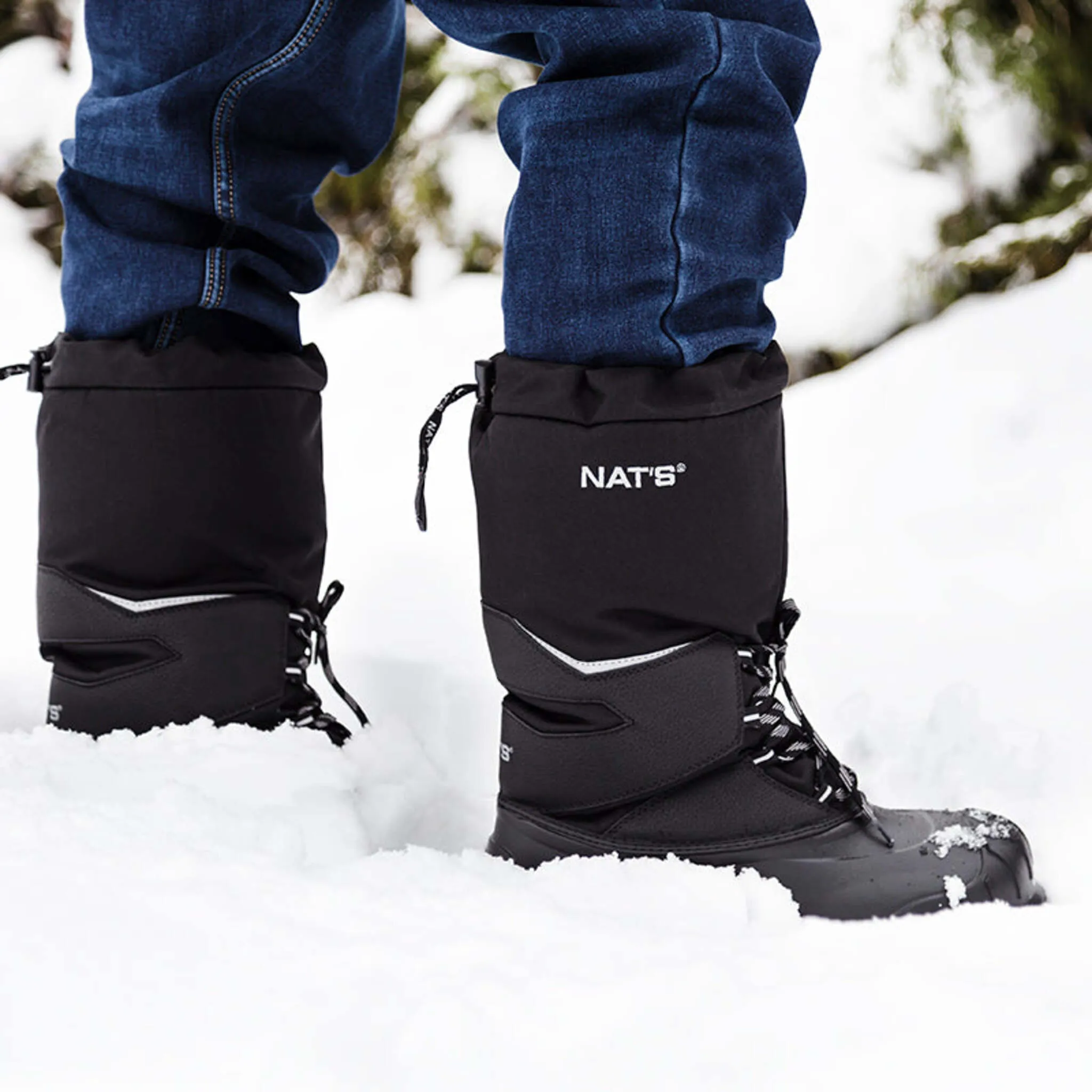 Nats Men's Winter Work Boots R917 | Nylon EVA Ultra-Light, Plain Toe, Removable Primaloft® Liner, -85°C Rated, Front Lacing, Ankle Reinforcement | Limited Sizes