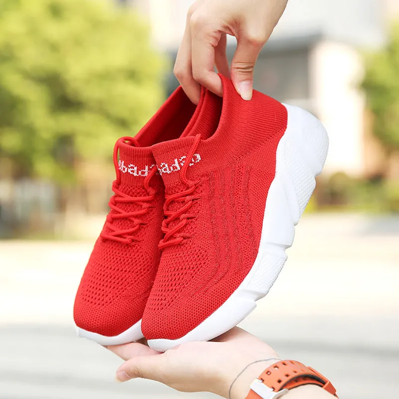 New Comfortable Walking Shoes  Memory Foam Lightweight Sports Shoes  Slip On sock Sneakers