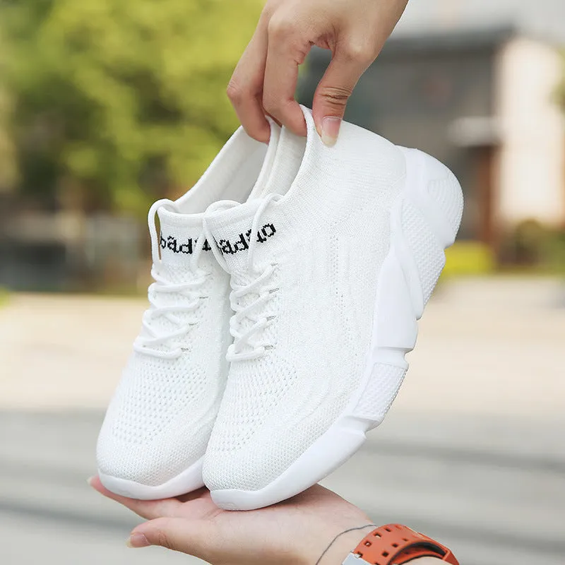New Comfortable Walking Shoes  Memory Foam Lightweight Sports Shoes  Slip On sock Sneakers