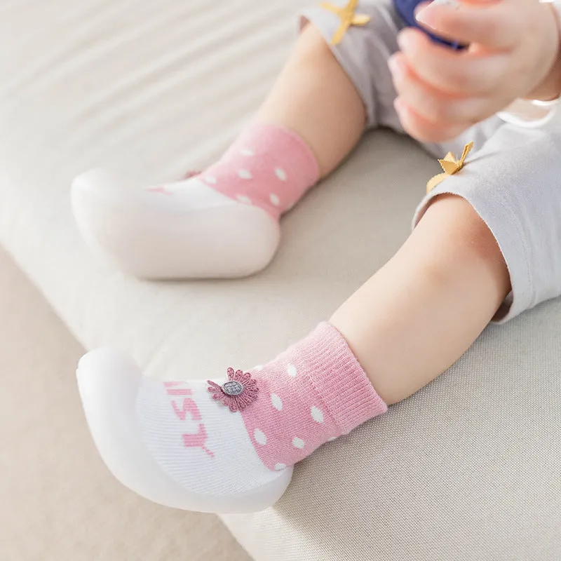 Non-Slip Baby Sock Shoes - Daisy