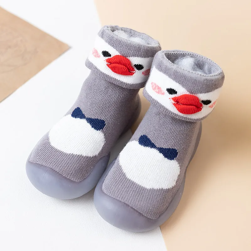 Non-Slip Baby Sock Shoes - Penguin