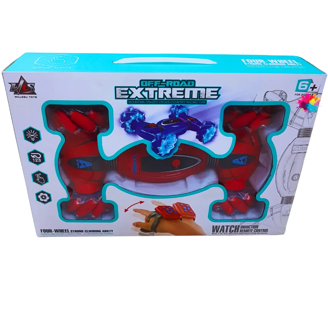 Off-Road Extreme Gesture Control RC Car - Four-Wheel Climbing Racing Car for Kids (Ages 6 )