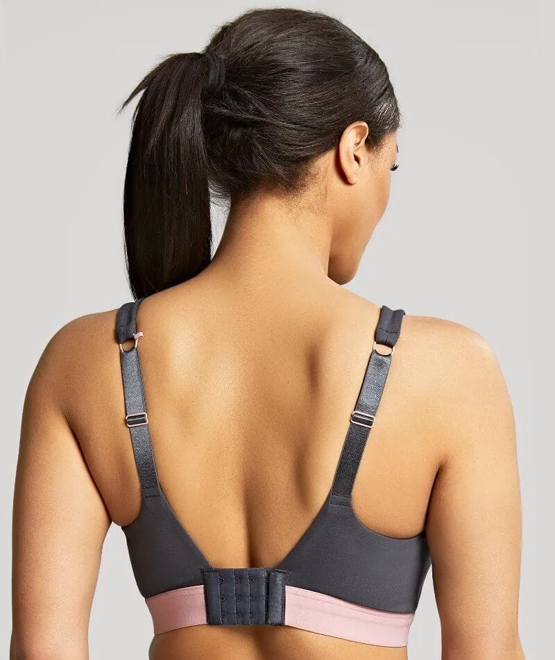 Panache Sport Endurance Ultra Perform Non Padded Underwire Sports Bra - Charcoal