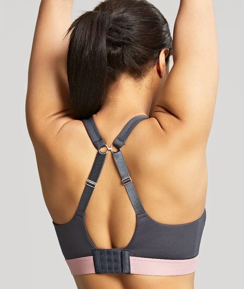 Panache Sport Endurance Ultra Perform Non Padded Underwire Sports Bra - Charcoal