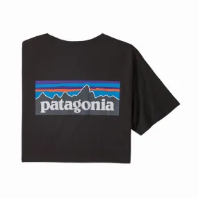 Patagonia Men's P-6 Logo Responsibili-Tee - Black (BLK) 38504