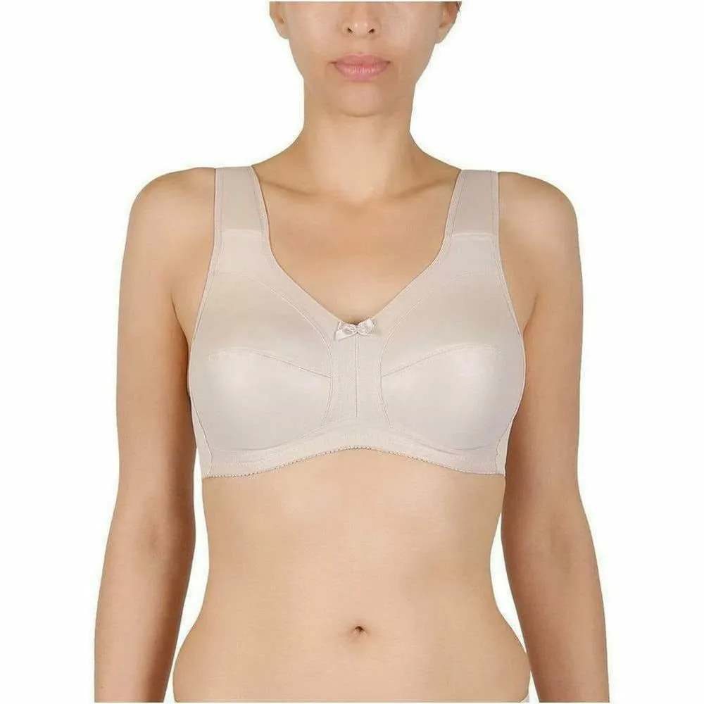 Plus Size Wide Strap Full Coverage Cotton Bra
