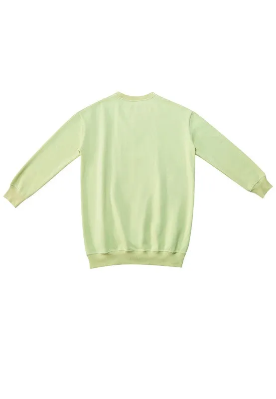 Printed Oversized Live-In Sweatshirt