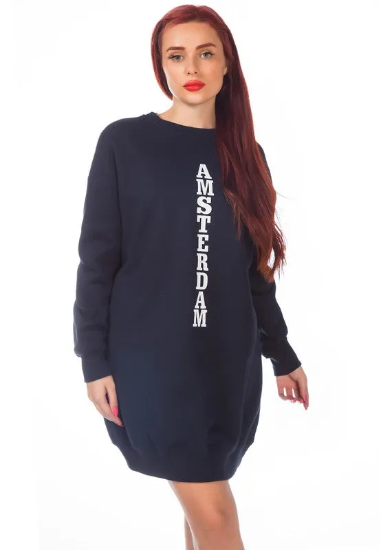 Printed Oversized Live-In Sweatshirt