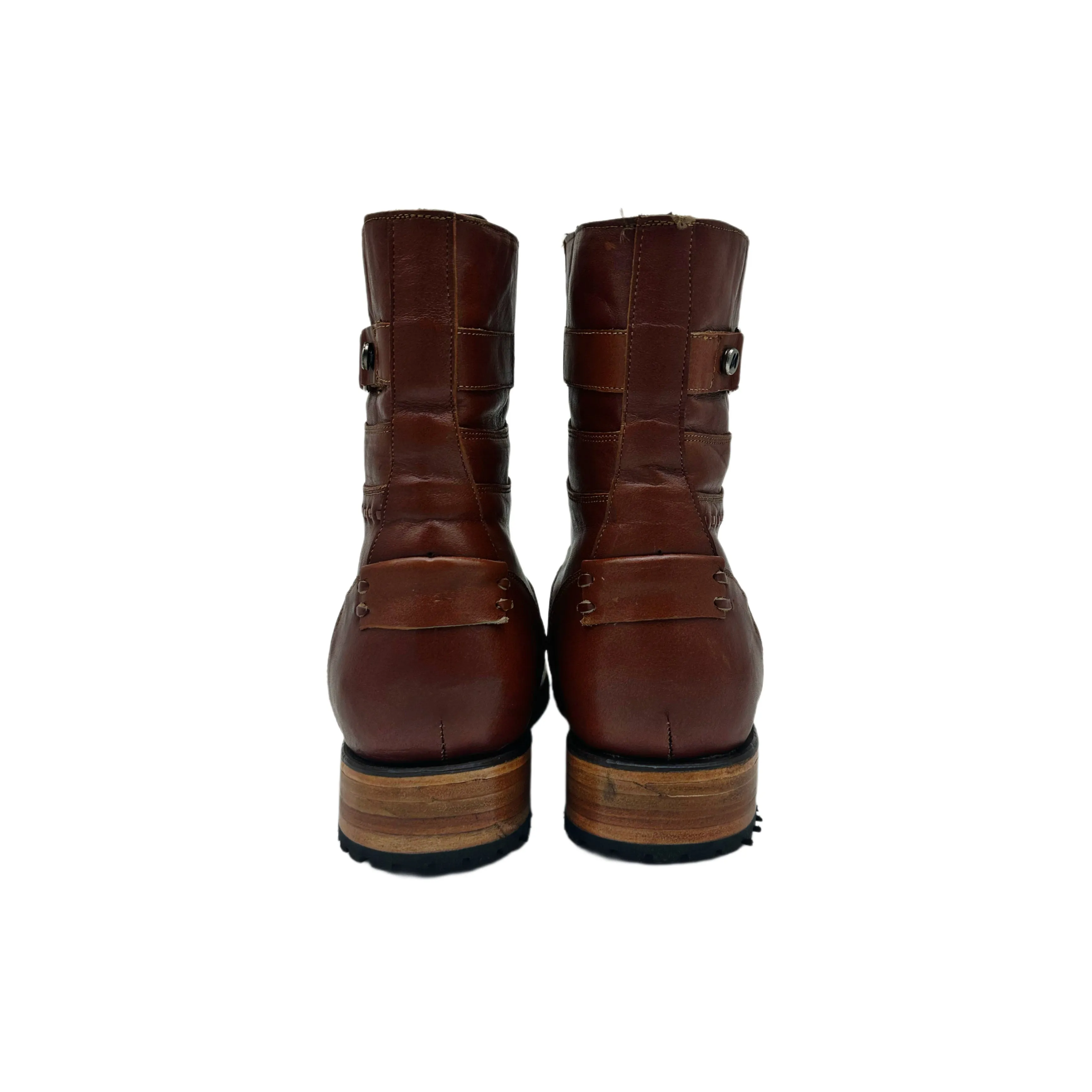 Python Snakeskin Expedition  Lace-Up Hiking Boots
