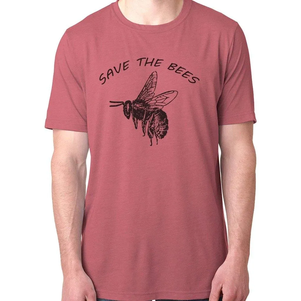 Save The Bees Shirt |Protect Our Planet | Bumble Bee | Honey Bee | Unisex Graphic Tee | Environmental Shirts