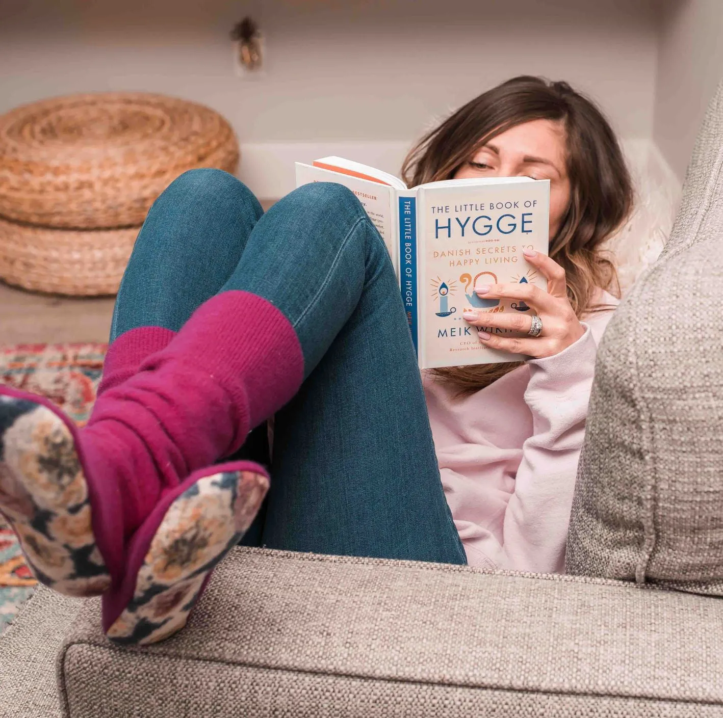 SHORTIES | Cashmere Cabin Socks | Bookworm | Size 5-8