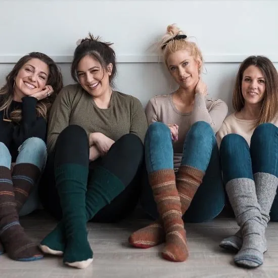 SHORTIES | Cashmere Cabin Socks | Zestfully Happy | Size 5-8