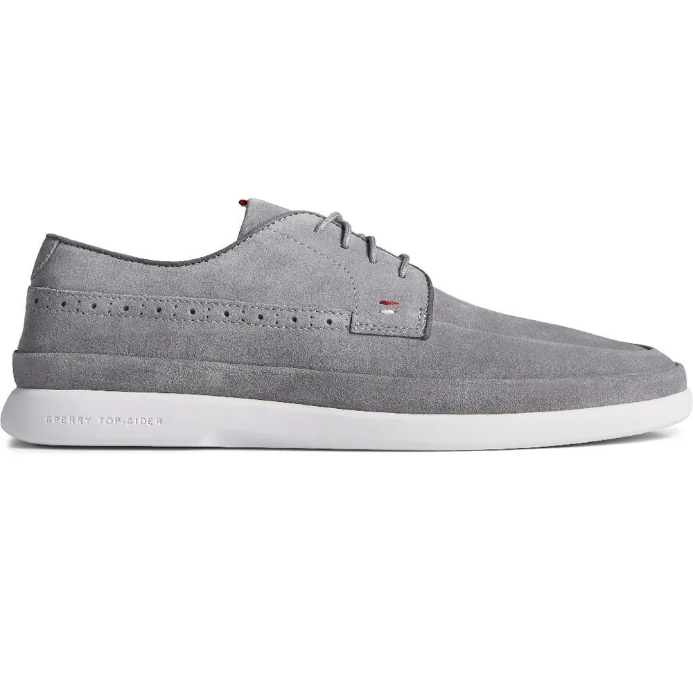 Sperry Mens Gold Cabo Plushwave Lace Shoes - Grey