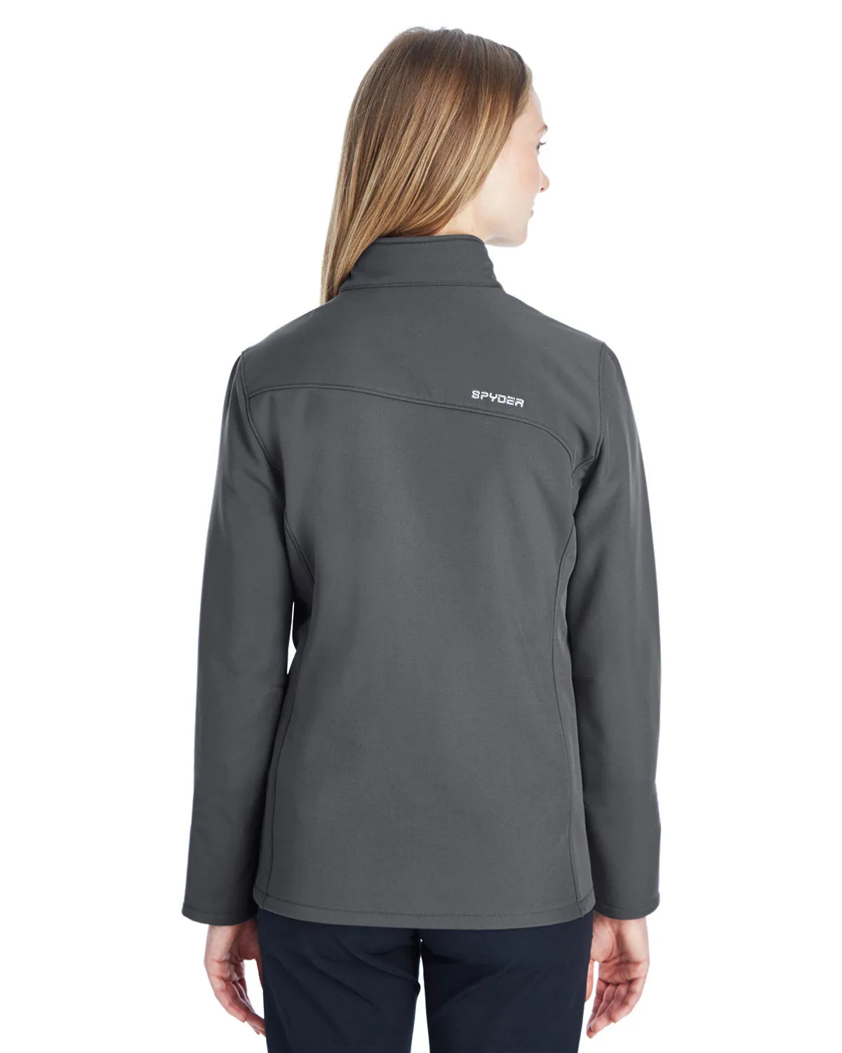 Spyder Ladies Transport Softshell Jackets, Polar / White