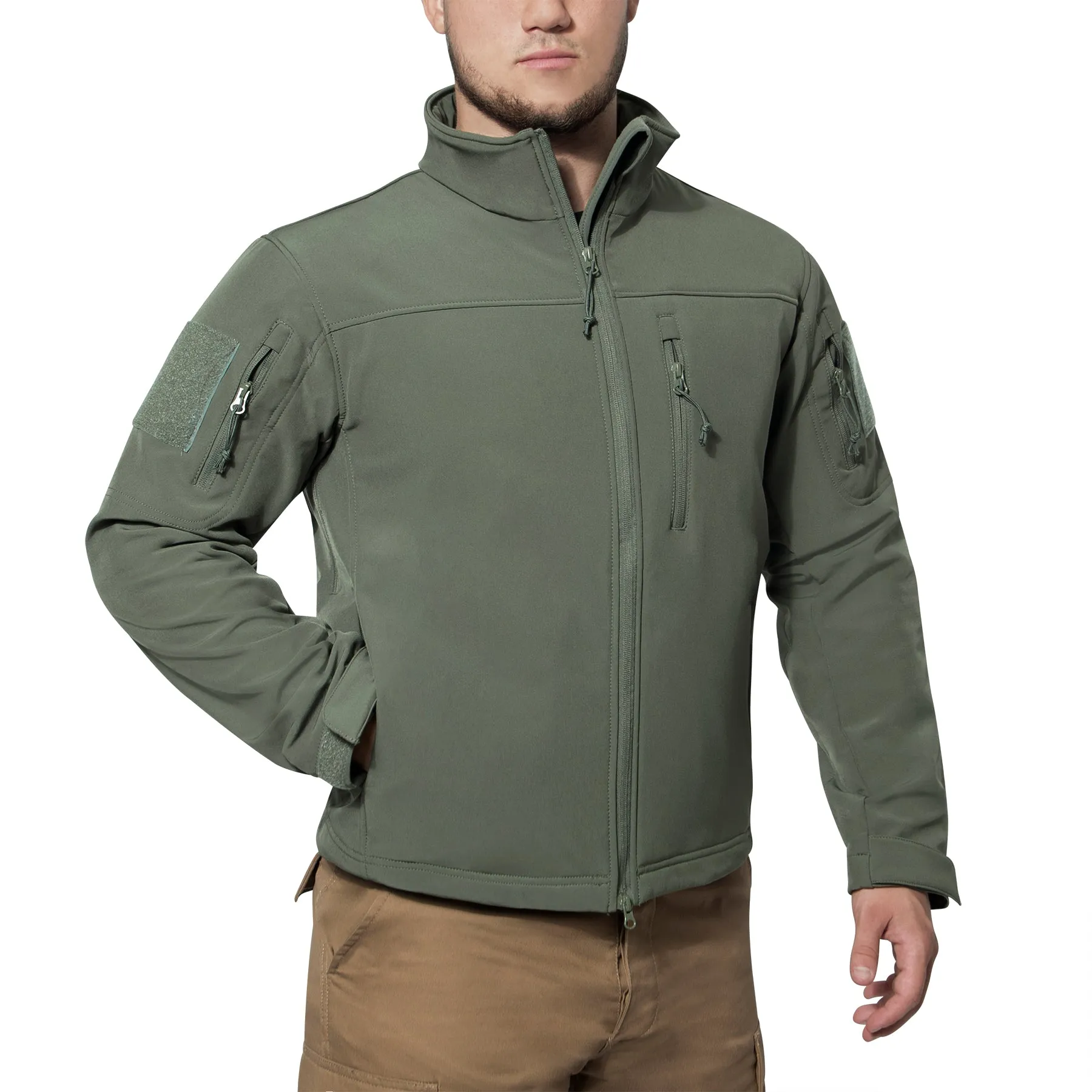 Stealth Ops Soft Shell Tactical Jacket Olive Drab