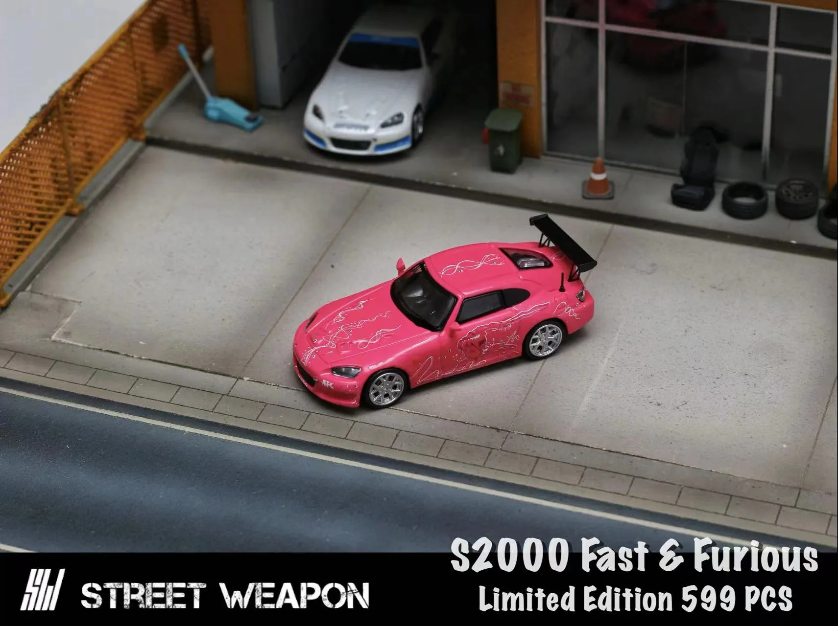 STREET WEAPON SW - 1/64 S2000 Fast & Furious Pink