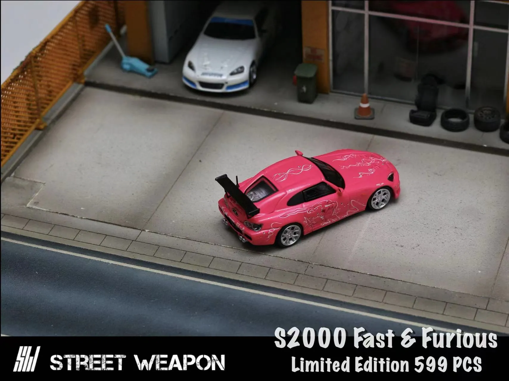STREET WEAPON SW - 1/64 S2000 Fast & Furious Pink