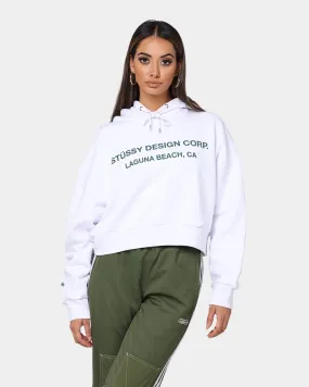 Stussy Women's Design Corp Hoodie White