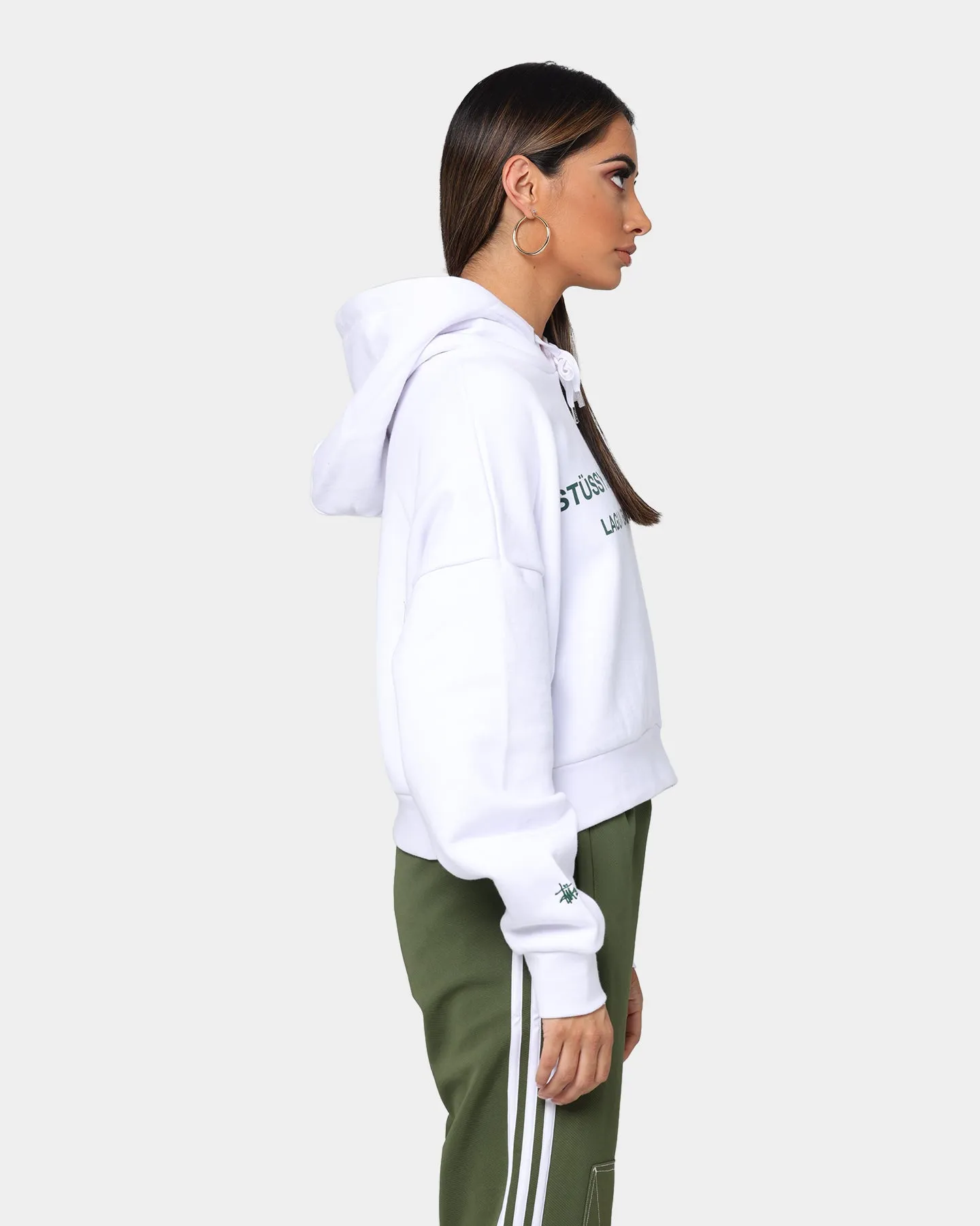 Stussy Women's Design Corp Hoodie White
