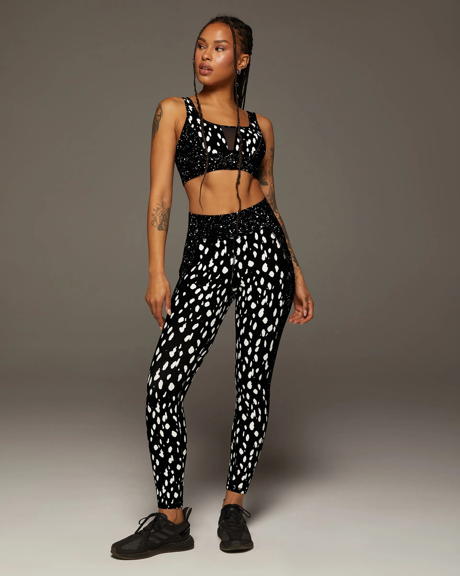 Velocity Moondust/Celestial Print Longline Bra