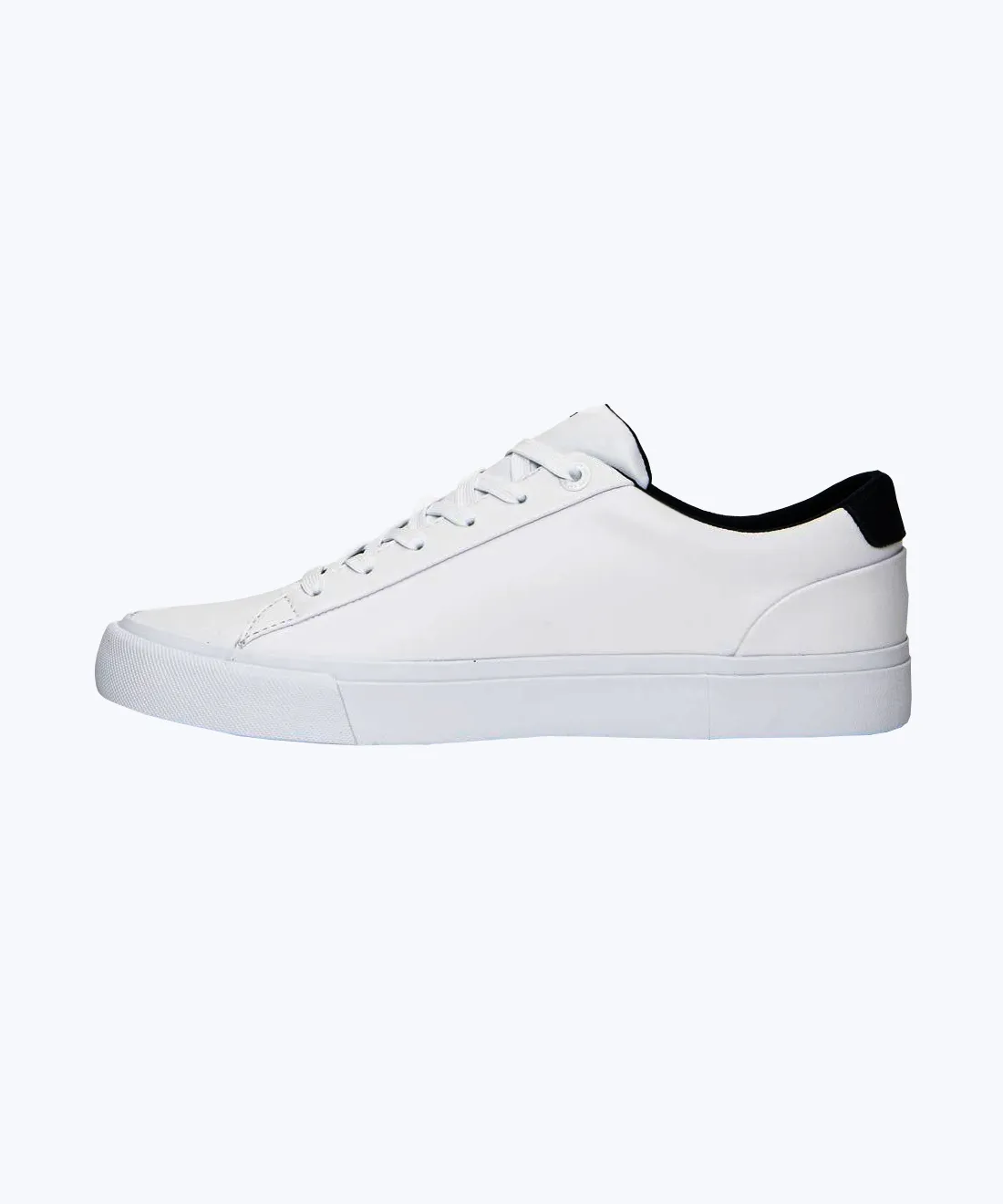 White leather sneakers