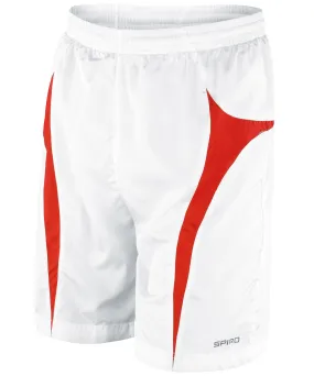 White/Red - Spiro micro-lite team shorts