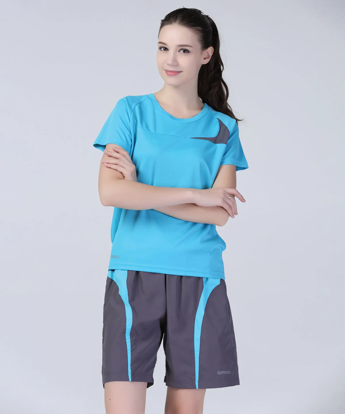 White/Red - Spiro micro-lite team shorts