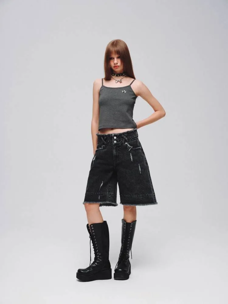 Wide leg casual jeans【s0000008382】