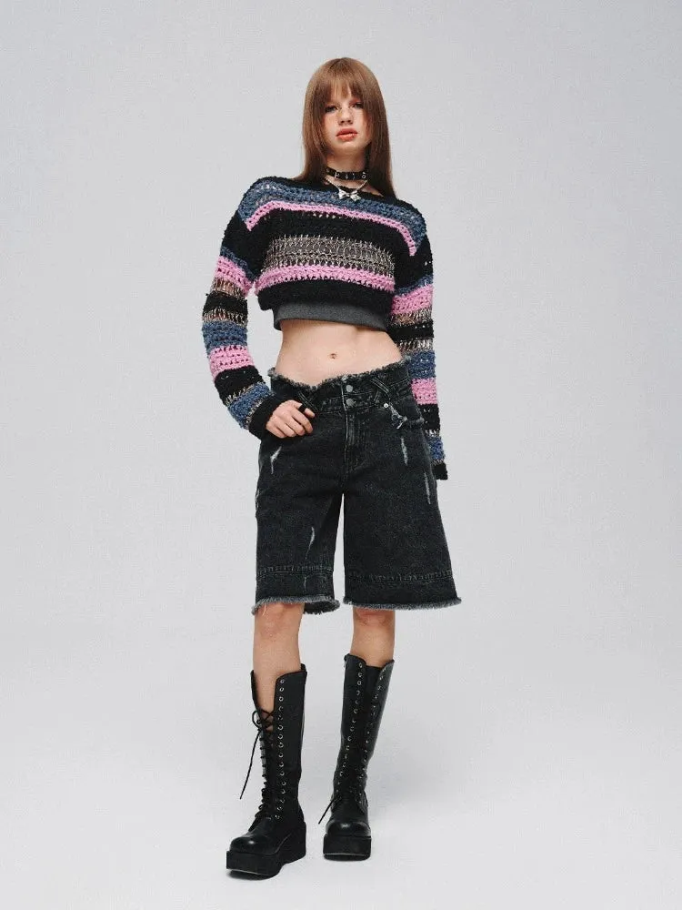Wide leg casual jeans【s0000008382】