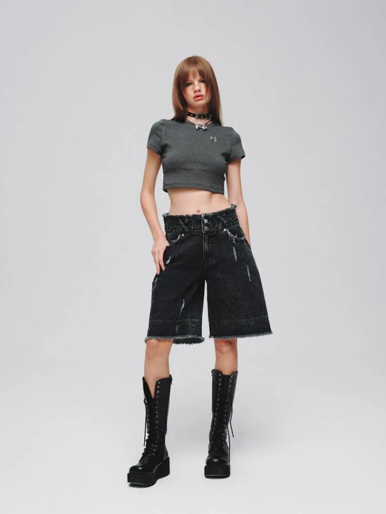 Wide leg casual jeans【s0000008382】