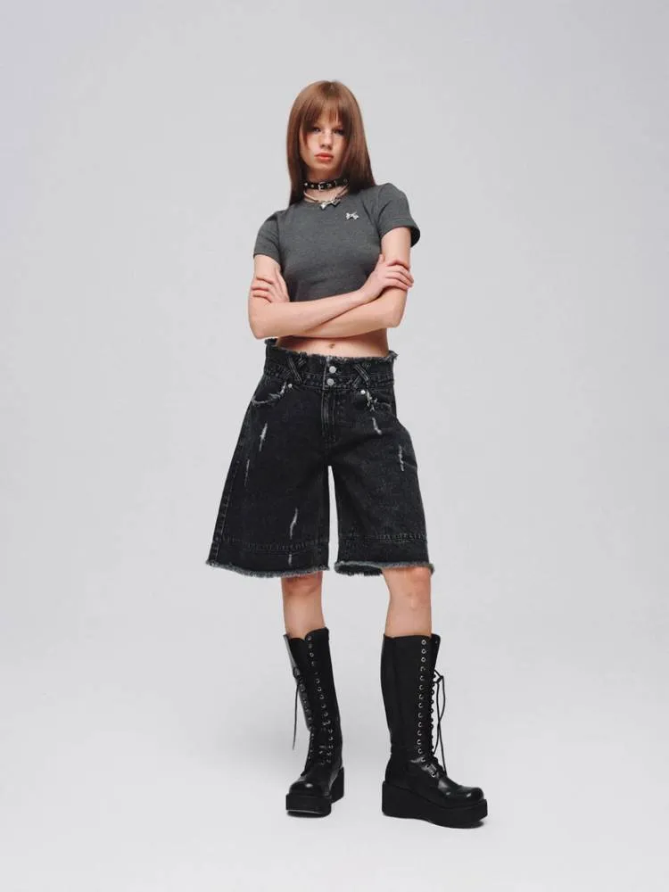 Wide leg casual jeans【s0000008382】