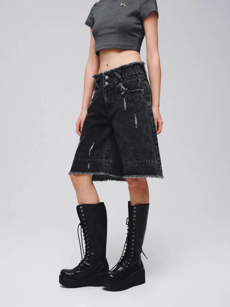 Wide leg casual jeans【s0000008382】