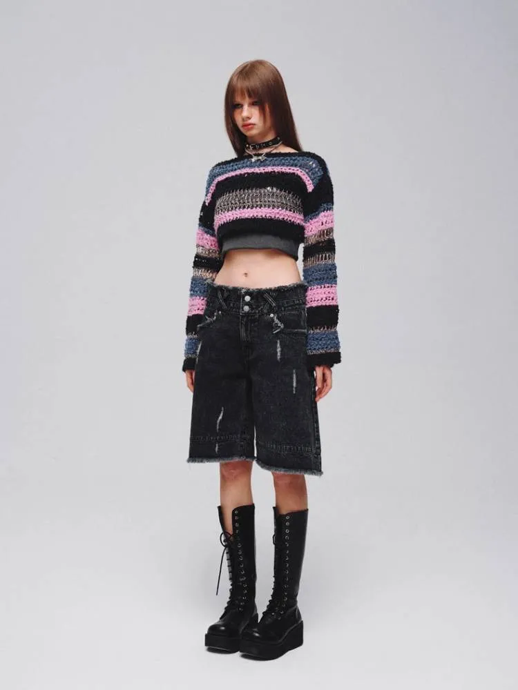 Wide leg casual jeans【s0000008382】