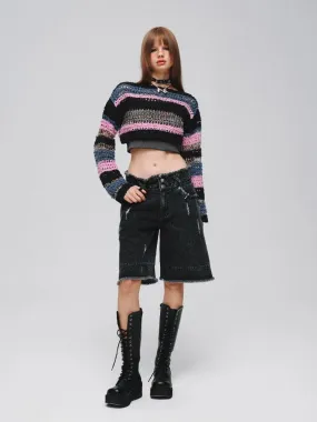 Wide leg casual jeans【s0000008382】