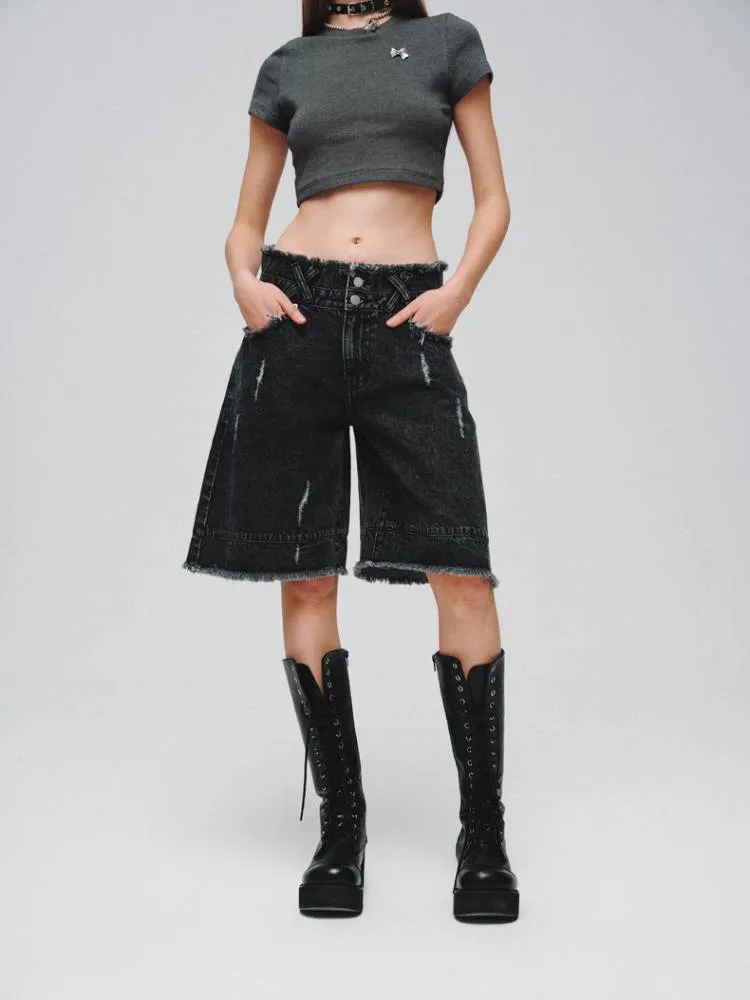 Wide leg casual jeans【s0000008382】