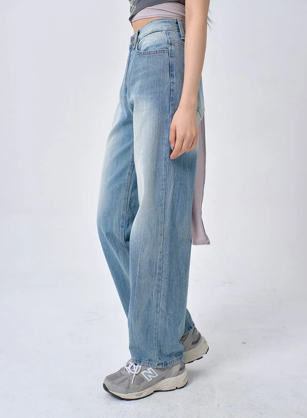 Wide Leg Jeans BA321