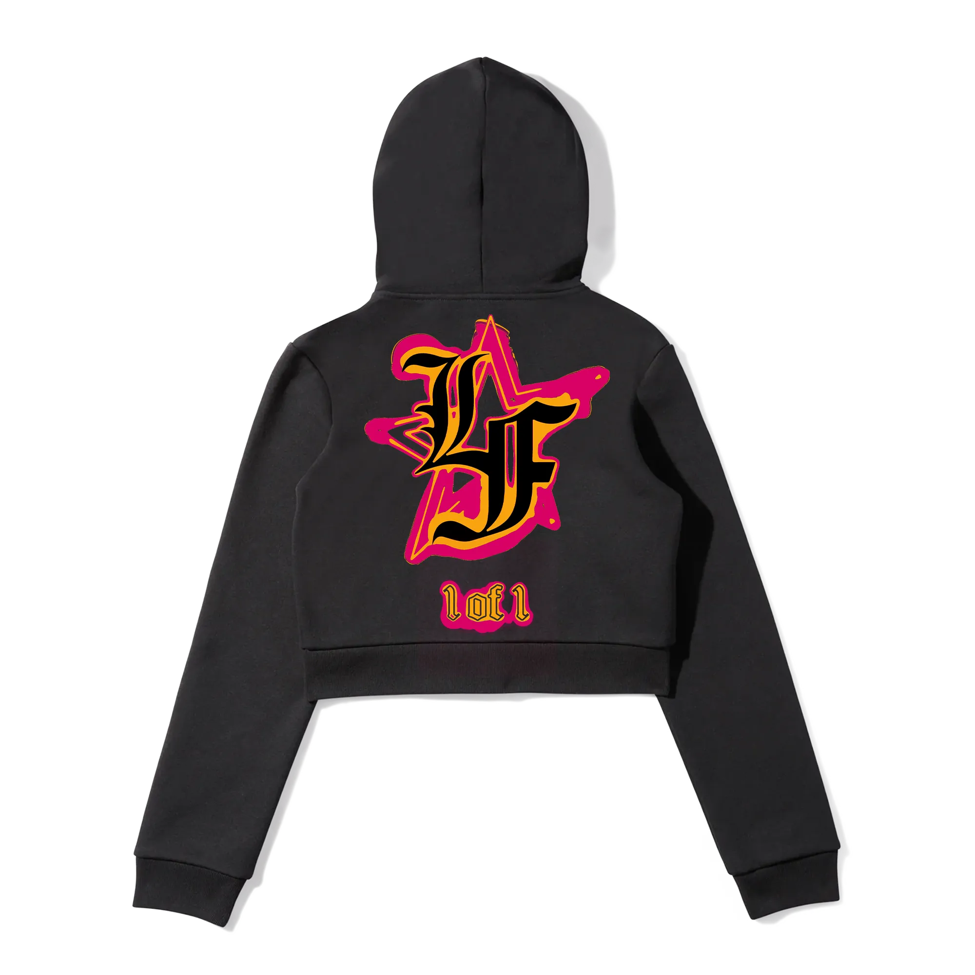 Women's Cropped Zip Hoodie